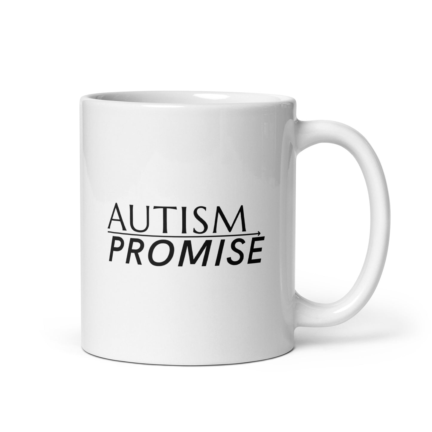 Autism Promise White glossy mug