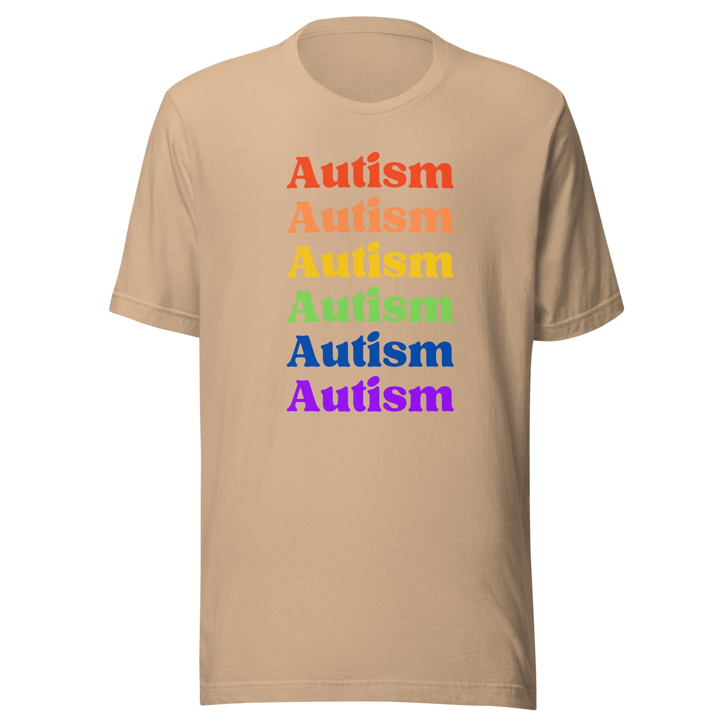 Autism Autism Autism Autism Standard Unisex t-shirt