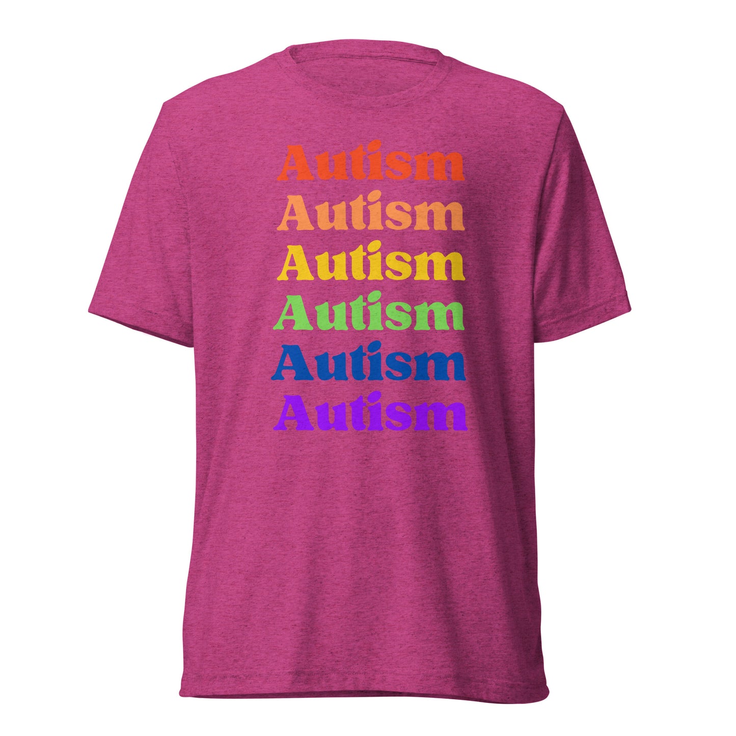 Autism High Quality Tri-Blend Short Sleeve T-Shirt