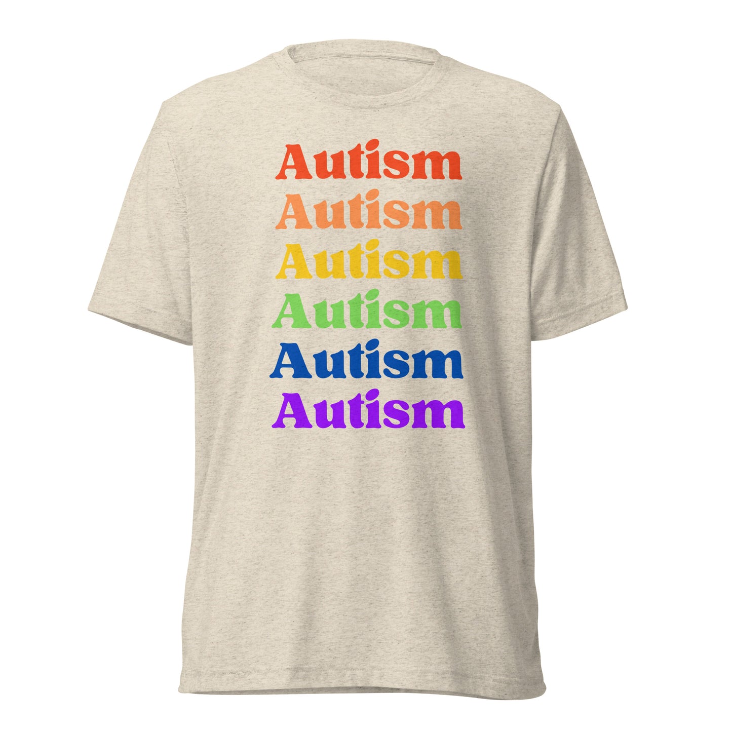 Autism High Quality Tri-Blend Short Sleeve T-Shirt